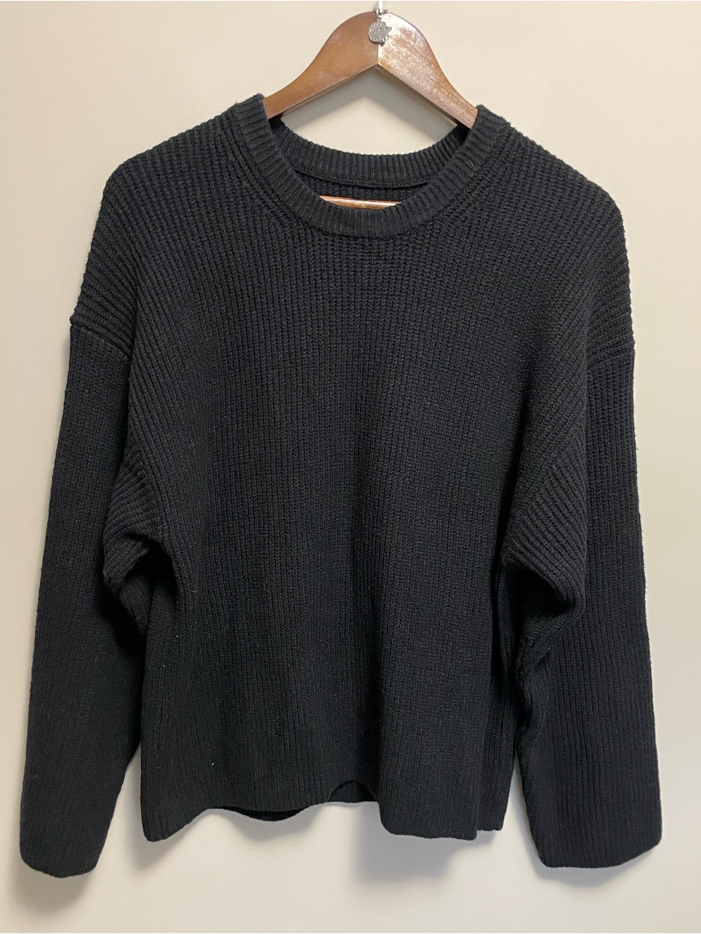 Gap Black Knit Sweater Women's Large